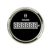 8 color Digital Hour Meters with LCD Hour Meter Clock Gauge 52mm Time Meter For Car Boat Truck Motorcycle ,Easy Installation